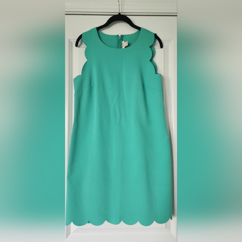J. Crew Green Sheath Dress